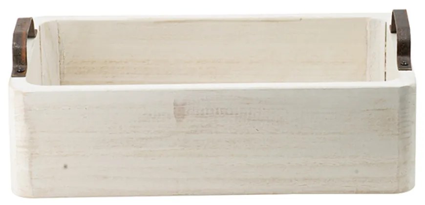 Artekko Paulownia Wood Δίσκος Ξύλο/Μέταλλο σε Φυσική Απόχρωση (50x35x14)cm Σετ/5