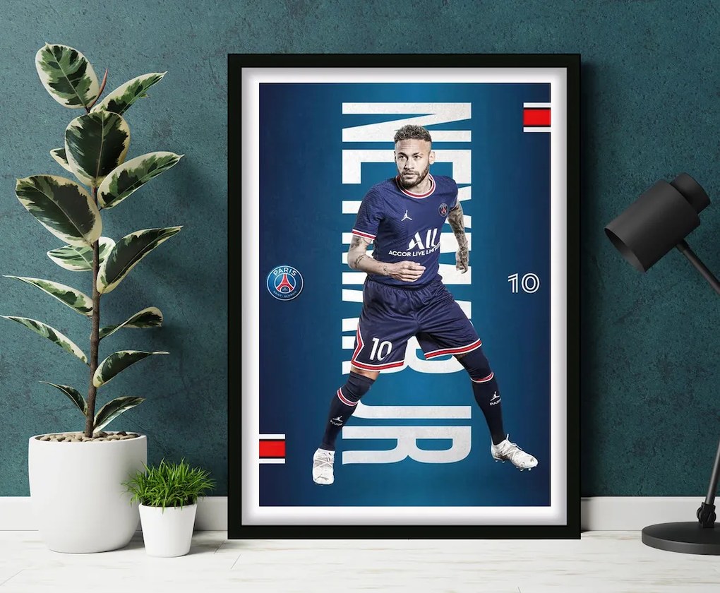 Πόστερ &amp; Κάδρο Neymar Jr. SC030 30x40cm Εκτύπωση Πόστερ (χωρίς κάδρο)