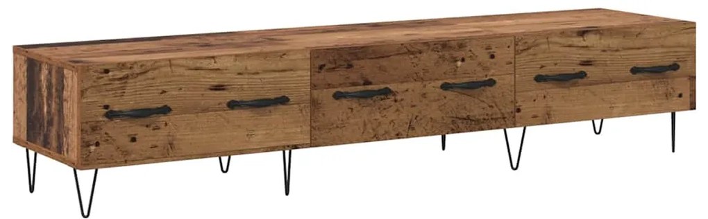 vidaXL Ντουλάπι TV Παλαιό ξύλο 150 x 36 x 30 εκ Επεξεργασμένο ξύλο