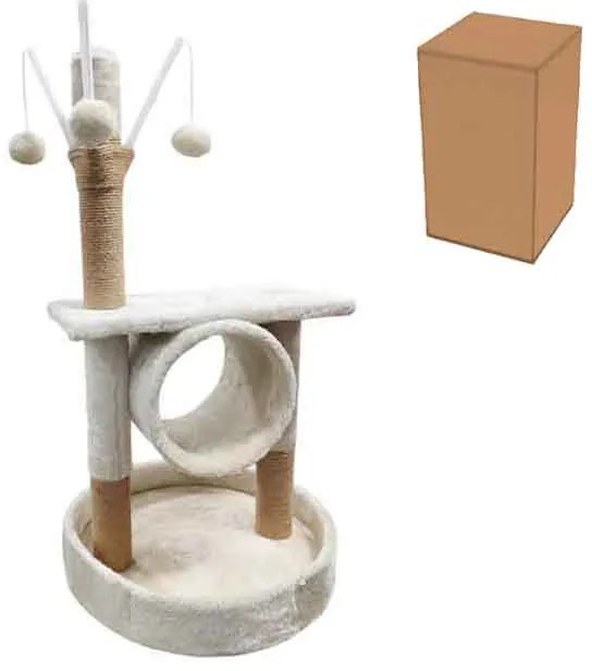 Ονυχοδρόμιο Γάτας 80cm με Παιχνίδια - Cat Tree Scratching Post 80cm with Toys-0290006-186436
