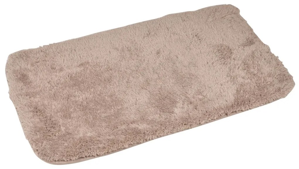 Πατάκια μπάνιου Douceur d intérieur TAPIS DE BAIN 50 x 80 CM MICROFIBRE UNIE SOFTNESS TAUPE