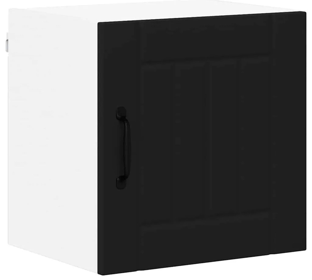 vidaXL Ντουλάπα Κουζίνας 2 pcs Μαύρο 40 x 31 x 40 εκ.