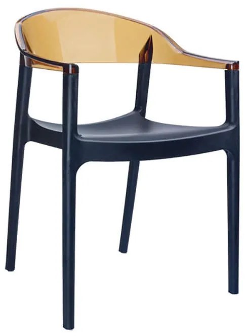 SIESTA CARMEN BLACK/AMBER ΠΟΛΥΘΡΟΝΑ 49X53X45-79εκ.32.0114