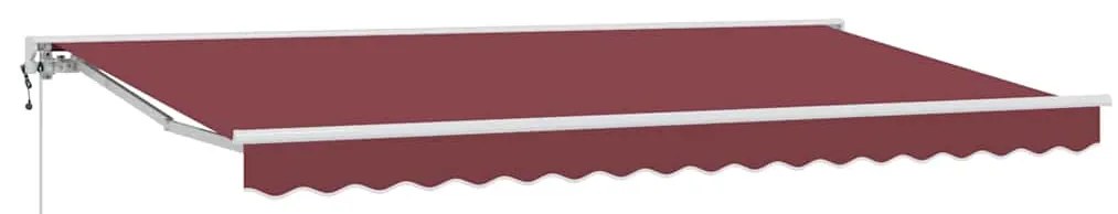 vidaXL Σκηνίτσα Αναδιπλούμενη Μπορντό 400x200 cm ύφασμα