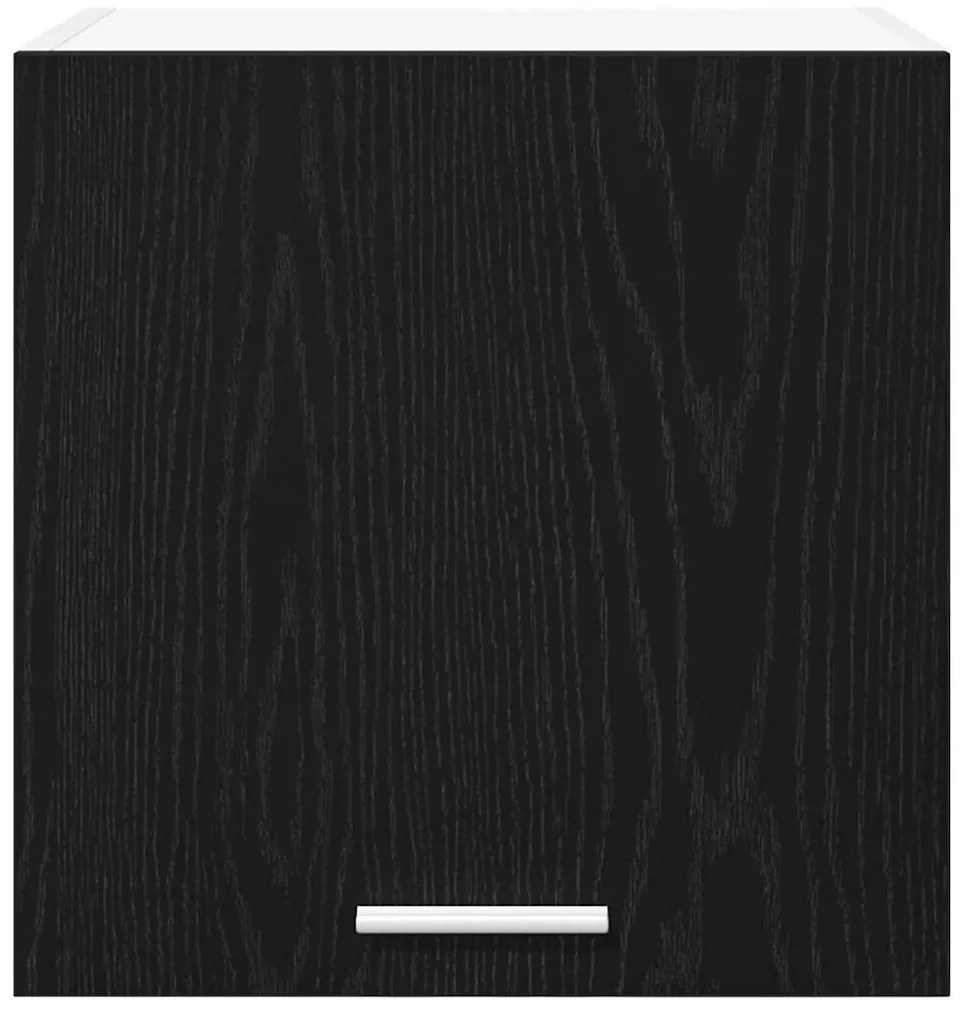 vidaXL Κρεμαστό ντουλάπι 2 pcs Μαύρος Δρυς και Λευκό 40 x 31 x 40 εκ.