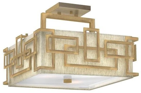 Πλαφονιέρα Φωτιστικό Οροφής 3xE27 Lanza Elstead Lighting-HK-LANZA-SF-BR-Μπρονζέ HK-LANZA-SF-BR