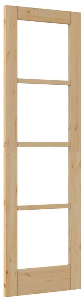 vidaXL Εσωτερική Πόρτα με Γυαλί ORKDAL Καφέ 61 x 198.5 εκ.