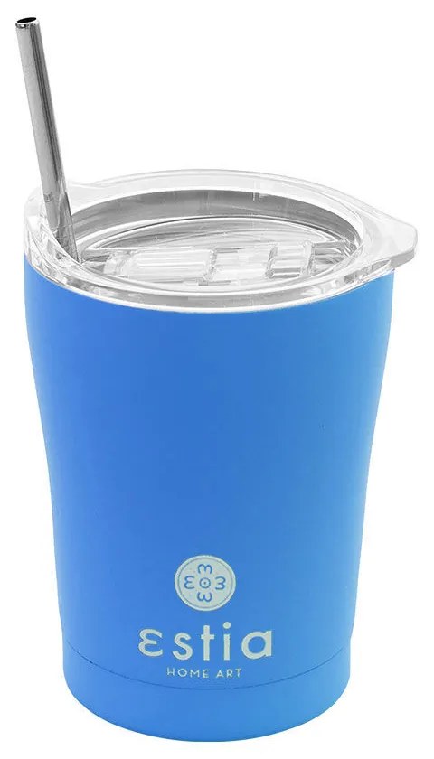 ESTIA ΘΕΡΜΟΣ COFFEE MUG SAVE THE AEGEAN 350ml OLYMPIC BLUE