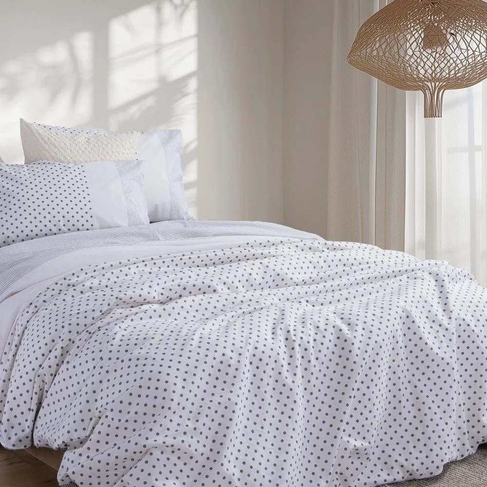 Σεντόνια Donter (Σετ 4τμχ) Grey Nef-Nef Homeware Υπέρδιπλo 240x270cm 100% Cotton