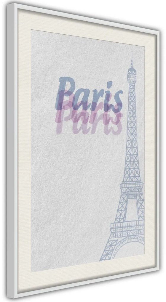 Αφίσα - Pastel Paris - 20x30 - Χρυσό - Χωρίς πασπαρτού