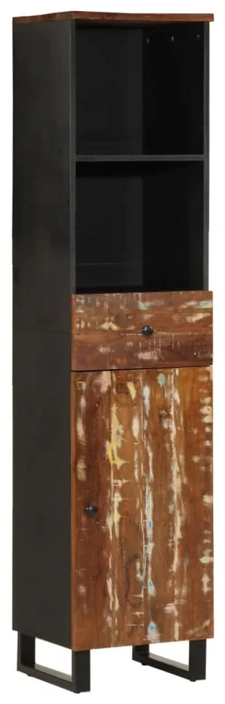 vidaXL Ντουλάπι Μπάνιου 38 x 33 x 160 εκ. από Μασίφ Ανακυκλωμένο Ξύλο