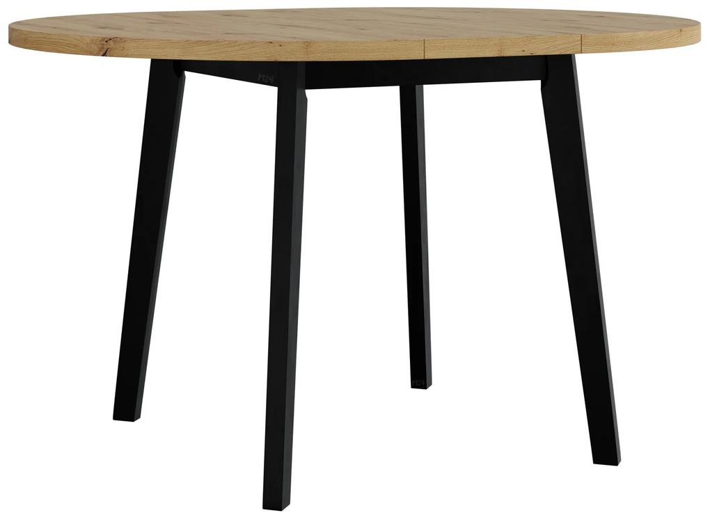 Τραπέζι Victorville 358, Άσπρο, Artisan βελανιδιά, 75cm, 25 kg, Επιμήκυνση, Πλαστικοποιημένη μοριοσανίδα, Ξύλο | Epipla1.gr