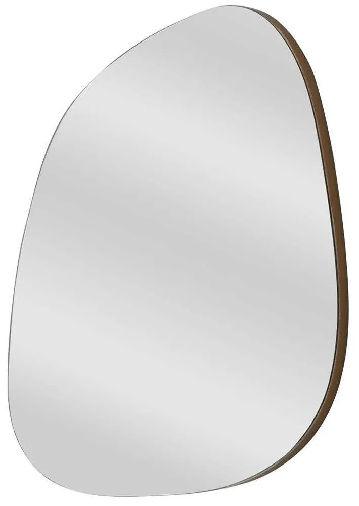 Καθρέπτης Τοίχου Soho 552NOS2331 58x75cm Gold Aberto Design Particle Board, Melamine
