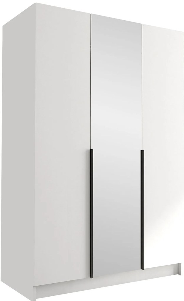 Ντουλάπα Calia II Τρίφυλλη-Leuko-Mauro