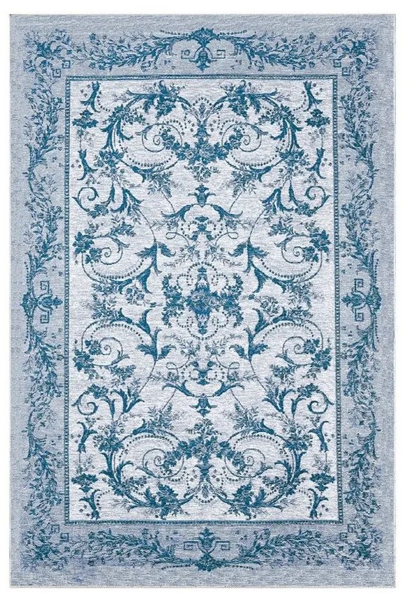Πατάκια Μπάνιου Kt460 V2 299ANR1612 (Σετ 2τμχ) Blue L'essentiel Maison 60x100cm Πολυέστερ