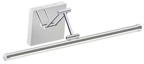 Απλίκα Φωτιστικό Μπάνιου LED 14W IP44 3CCT 60cm Arte Illumina Aura Eurolamp-144-80521-Νίκελ Ματ 144-80521