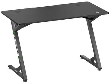BRATECK gaming γραφείο GMD14-1 με RGB φωτισμό, 120x60x75cm, μαύρο