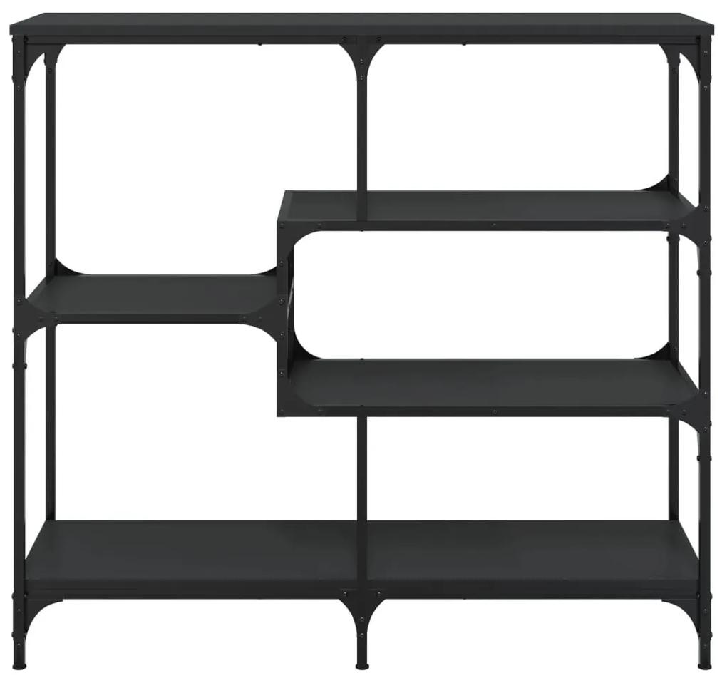 Τραπέζι Κονσόλα Μαύρο 103x32x95 εκ. Επεξεργασμένο Ξύλο - Μαύρο
