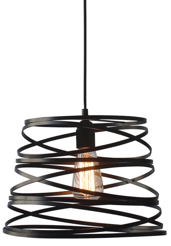 Φωτιστικό Οροφής Μονόφωτο Aca Jazz KS153825PB Black Matt