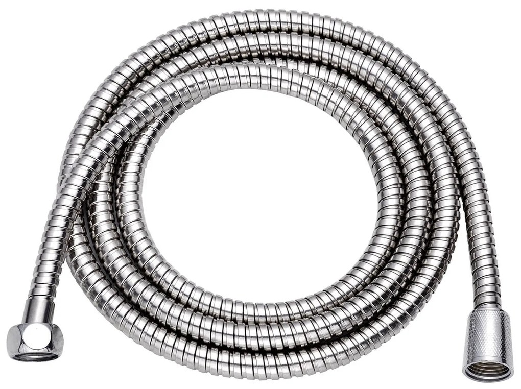 Σπιράλ Μπάνιου Hydro Douceur d'intérieur με μήκος 200cm και σύνδεσμο εξοικονόμησης νερού - Chrome