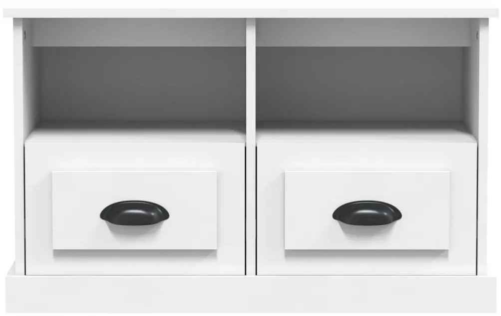 vidaXL Έπιπλο Τηλεόρασης Λευκό 80 x 35 x 50 εκ. Επεξεργασμένο Ξύλο