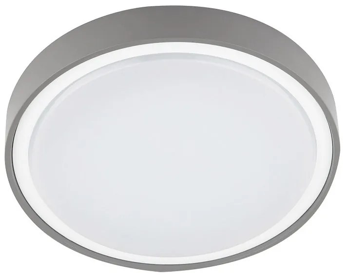 Adeleq Led Πλαφονιέρα Pc Στρογγυλή Φ360mm 28W 4000K Ip65 Γκρι 21-02816