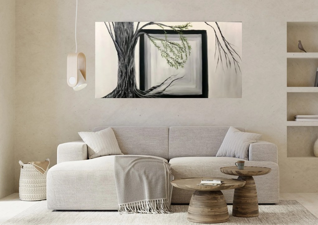 Painting S Line 150x80 Πίνακας χειροποίητος ελαιογραφία ΕΛΙΑ 5-0M