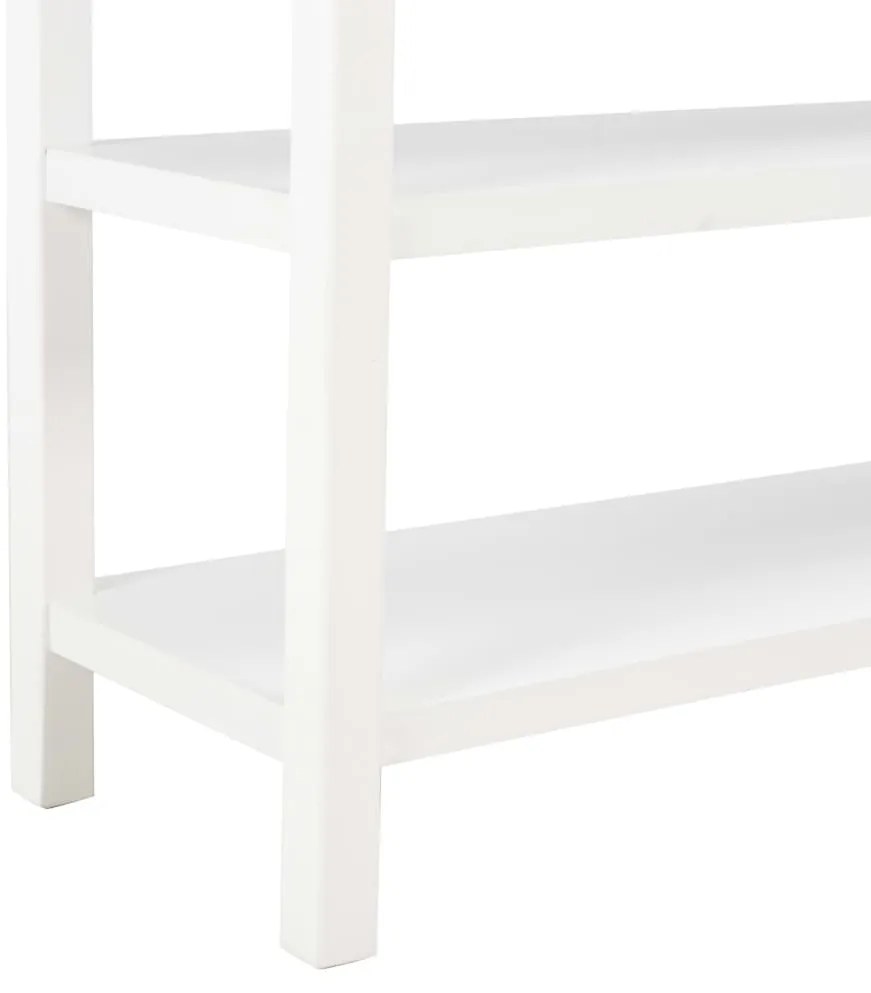 vidaXL Κονσόλα Λευκή 110 x 35 x 80 εκ. από MDF