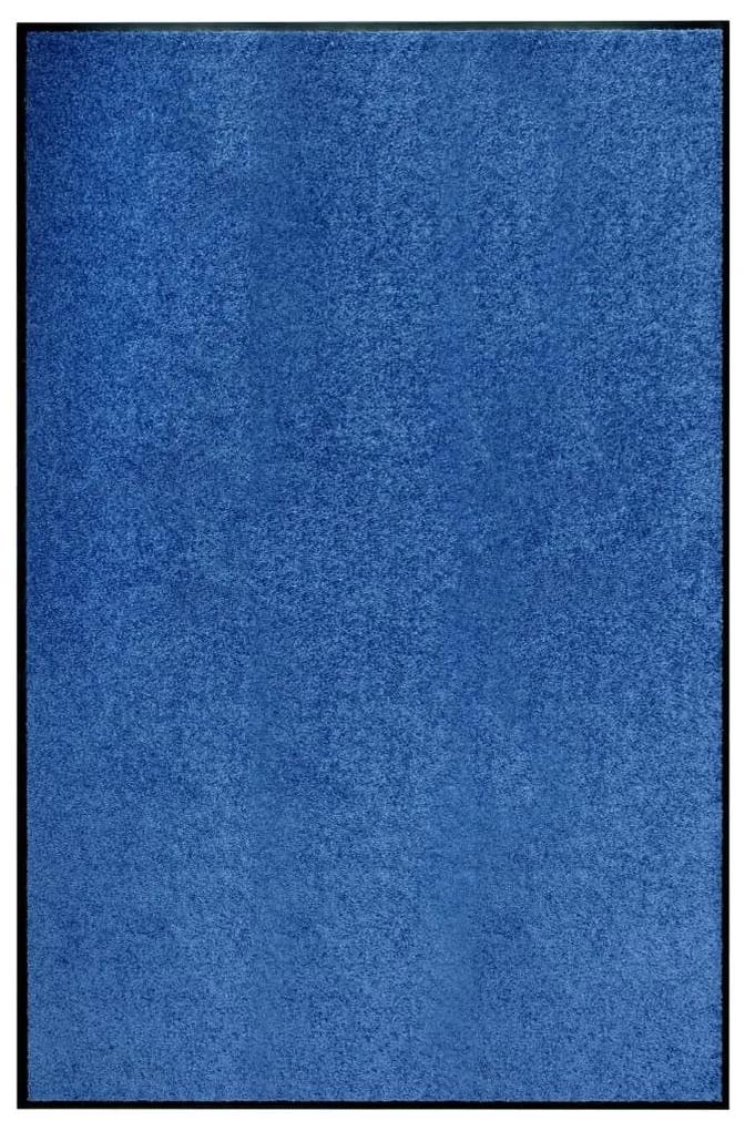 Πατάκι Εισόδου Πλενόμενο Μπλε 120 x 180 εκ. - Μπλε