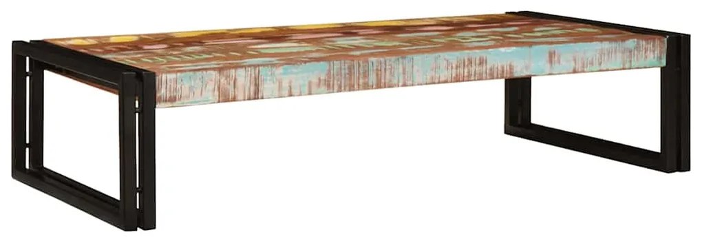 vidaXL Ράφι μπάνιου 100 x 50 x 23 εκ. Στερεό ξύλο μάγκο, σίδηρος