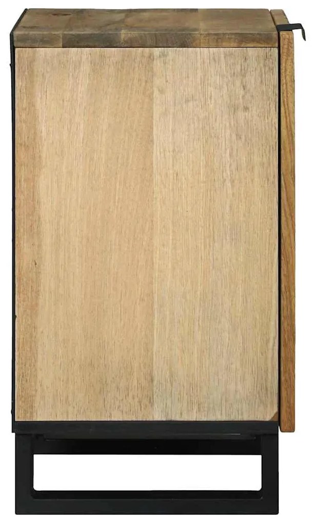 vidaXL Ντουλάπι Μπάνιου με ράφι Καφέ και Μαύρο 38 x 33.5 x 58 εκ.