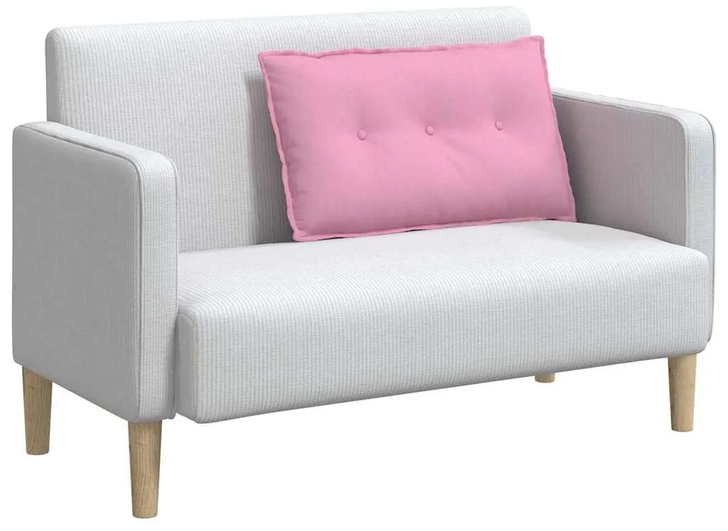 vidaXL Μαξιλάρι Πλάτης Ροζ 80 x 19 x 50 εκ ύφασμα