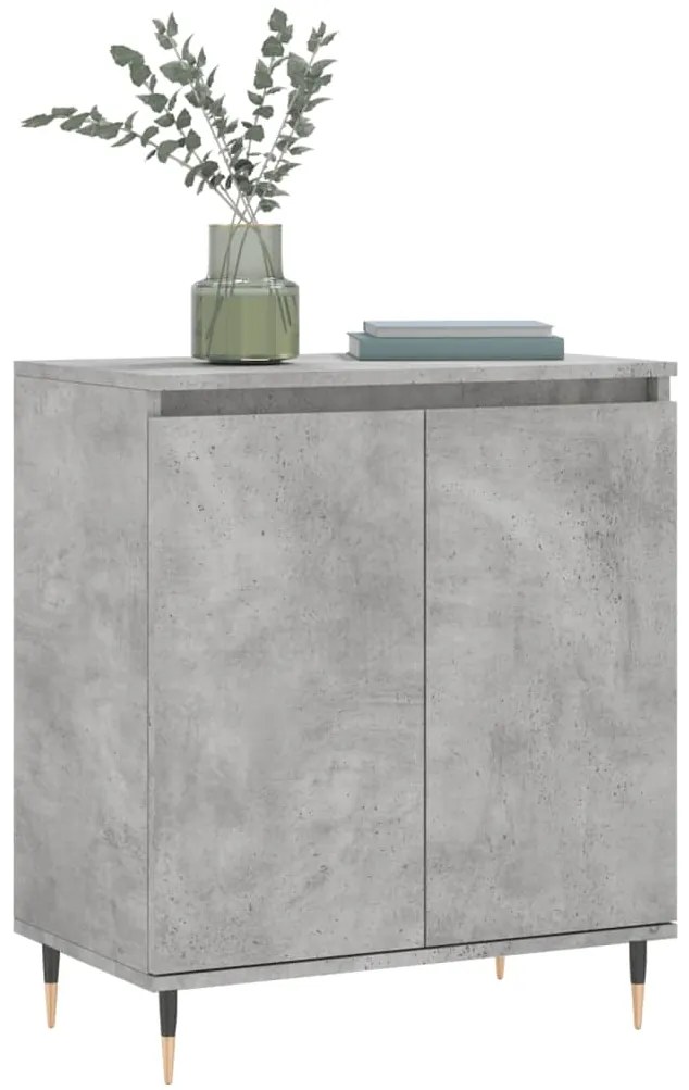 vidaXL Ντουλάπι Γκρι Σκυροδέματος 60x35x70 εκ. Επεξεργασμένο Ξύλο