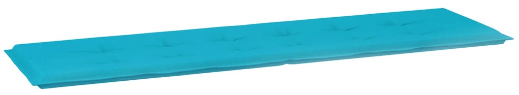 vidaXL Μαξιλάρι Κήπου - Τιρκουάζ, 180x50x4 εκ, Ύφασμα Οξφόρδη