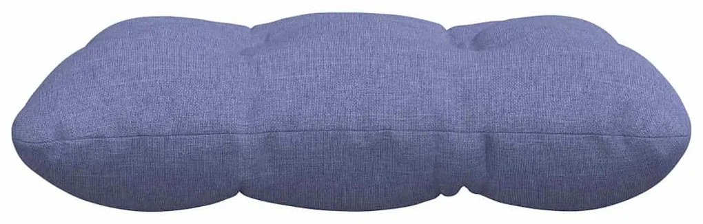 vidaXL Μαξιλάρια καθισμάτων 4 pcs Μπλε τζην 40 x 40 x 12 εκ. ύφασμα