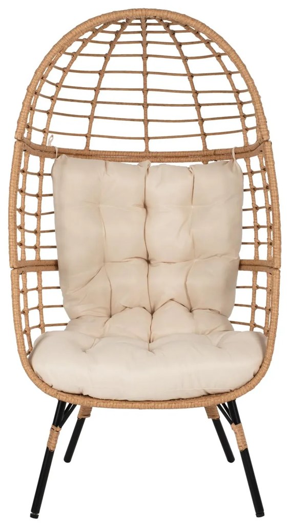 ΠΟΛΥΘΡΟΝΑ Τ.ΦΩΛΙΑ RATTAN  ΜΕΤΑΛ. ΠΟΔΙΑ ΜΑΥΡΑ 77x72x148 εκ. 77x72x148 εκ.