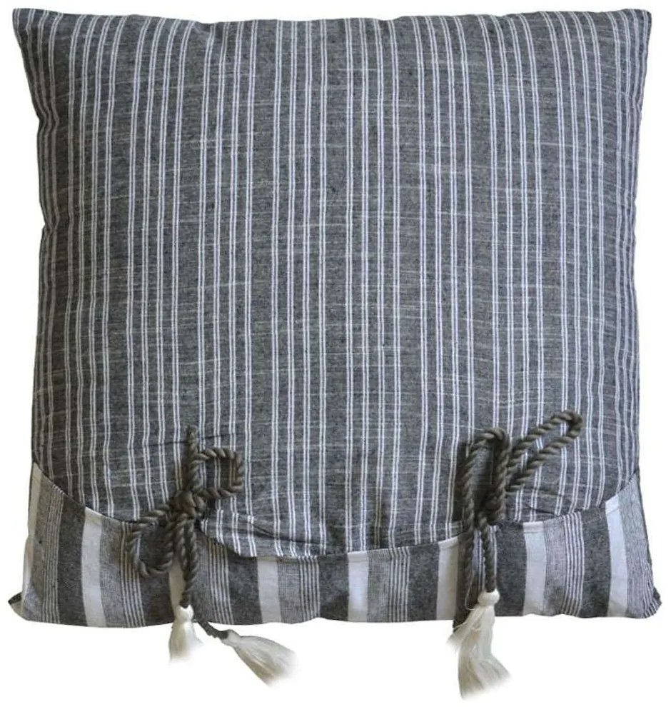 Μαξιλάρι Διακοσμητικό (Με Γέμιση) Sable 021481 Grey 50X50 100% Cotton