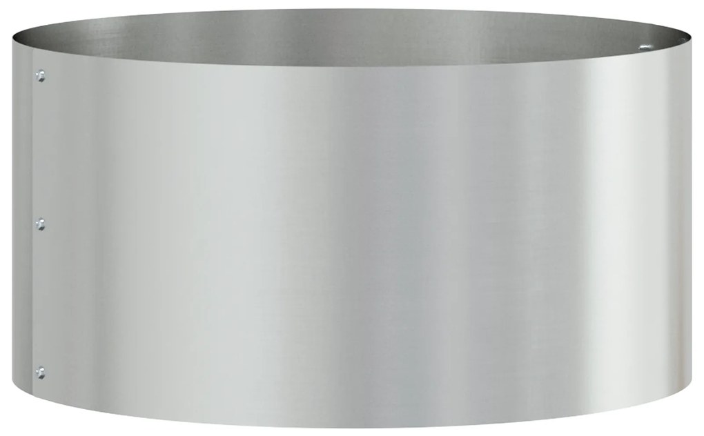 vidaXL Ζαρντινιέρες κήπου 5 pcs Ασημί 40 x 40 x 20 cm