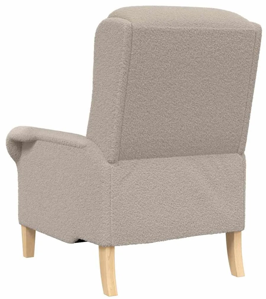 vidaXL Πολυθρόνα Ανοιχτό γκρι 76 x 94 x 102 εκ. ύφασμα