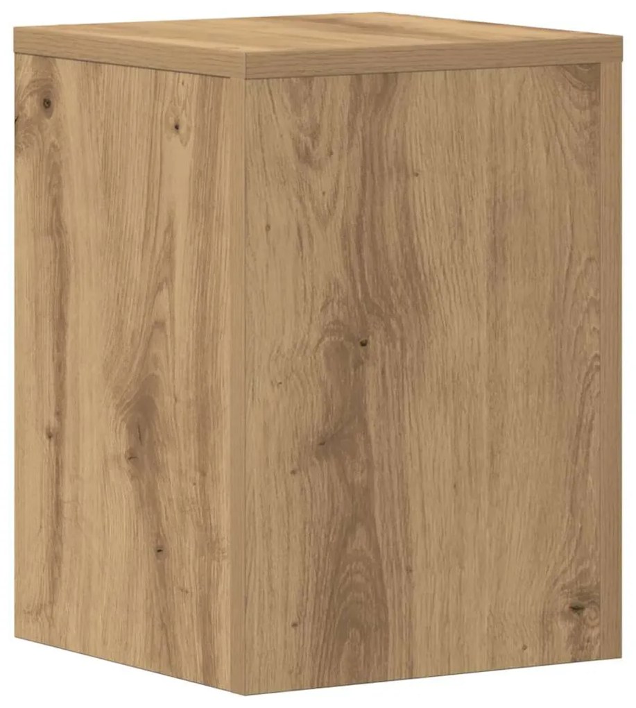 vidaXL Βάσεις Φυτών 2 τεμ. Αρτισιανή Δρυς 25x25x35 εκ. Επεξ. Ξύλο