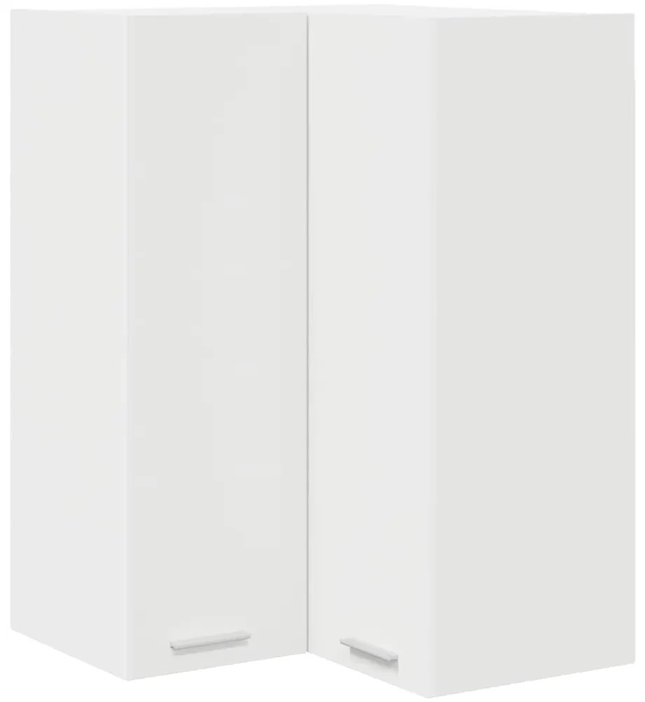 vidaXL Κρεμαστό ντουλάπι Λευκό 57 x 57 x 80 εκ. Επεξεργασμένο ξύλο