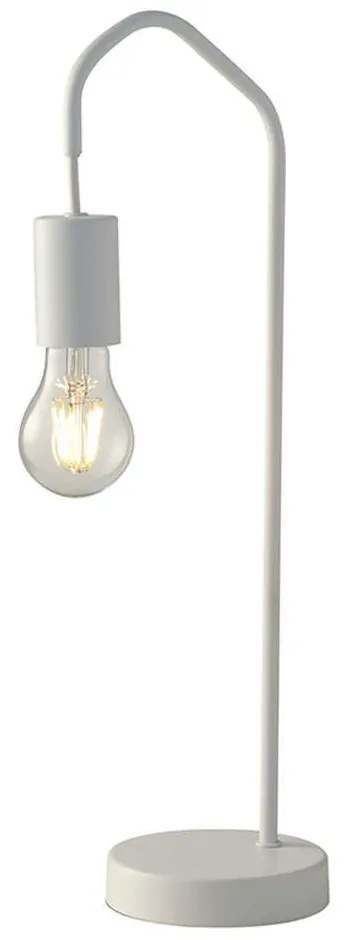 Φωτιστικό Επιτραπέζιο Habitat I-HABITAT-L BCO 1xE27 17x48cm White Luce Ambiente Design Metal
