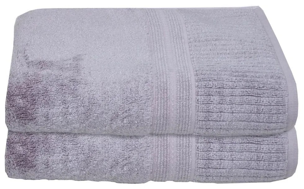 Πετσέτα Modal 3 Grey Anna Riska Χεριών 30x50cm Βαμβάκι-Φυσική Ίνα