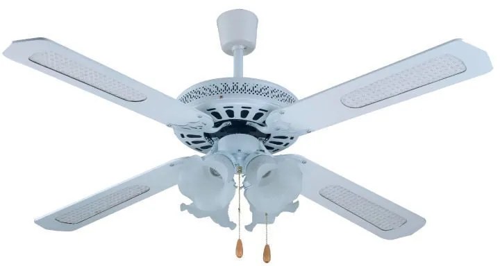 Ανεμιστήρας Οροφής PRCF-80278 Primo 52'' 130εκ. 4Φώτα 4Φτερά Λευκός