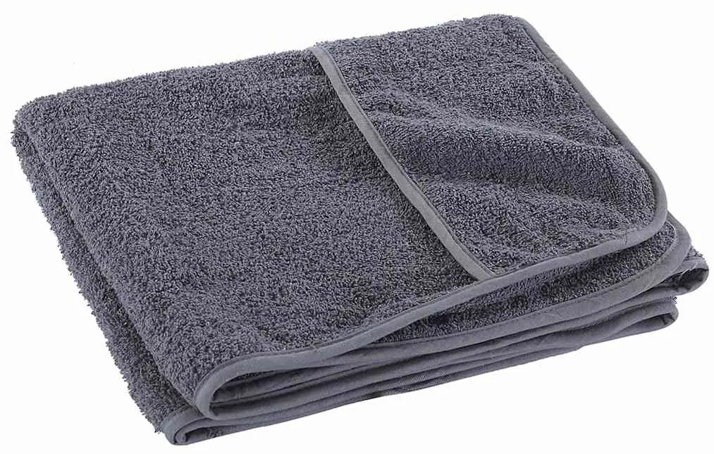 vidaXL Πετσέτες Θαλάσσης 2 τεμ. Ανθρακί 60 x 135 εκ. Ύφασμα 400 GSM