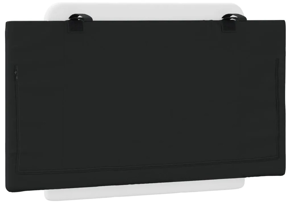 vidaXL Μαξιλάρι για Κεφαλάρι Zadar Λευκό και μαύρο 80εκ. από Συνθετικό Δέρμα