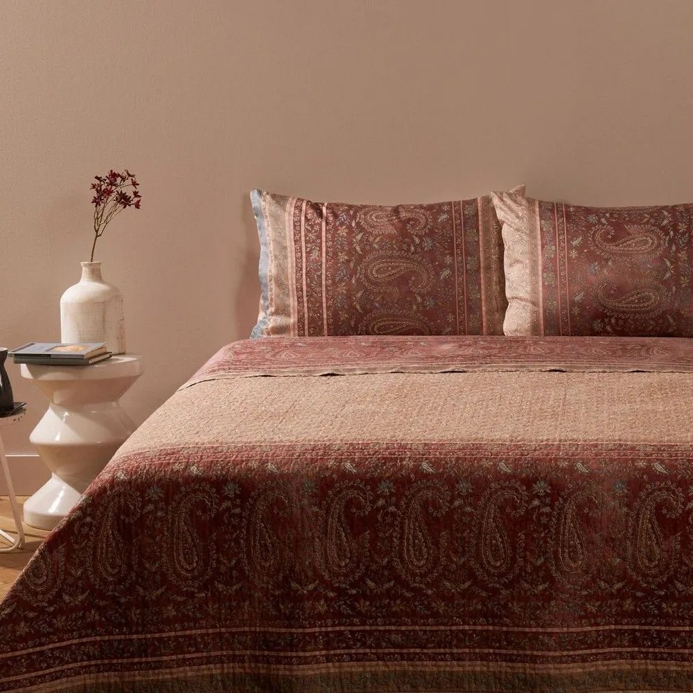 Σεντόνια Como (Σετ 4τμχ) Beige Bassetti Υπέρδιπλo 250x280cm 100% Cotton Satin