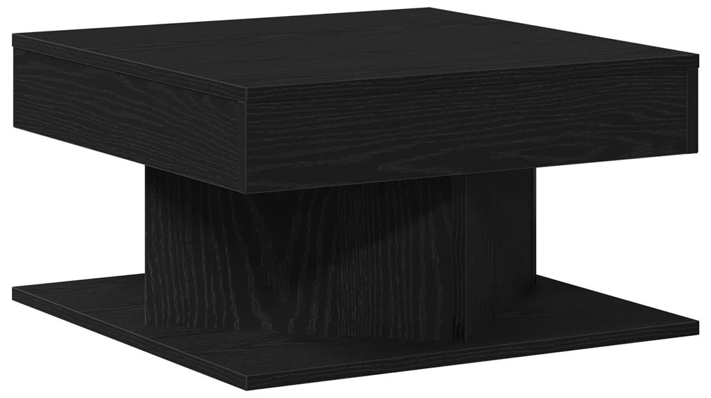 vidaXL Τραπεζάκι σαλονιού Μαύρο Δρυς 57x57x30 εκ. Φτιαγμένο από ξύλο