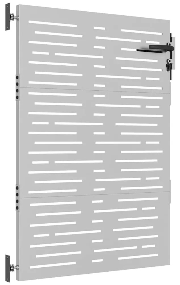 vidaXL Πύλη Κήπου με Τετράγωνο Σχέδιο 85 x 125 εκ. από Ατσάλι Corten