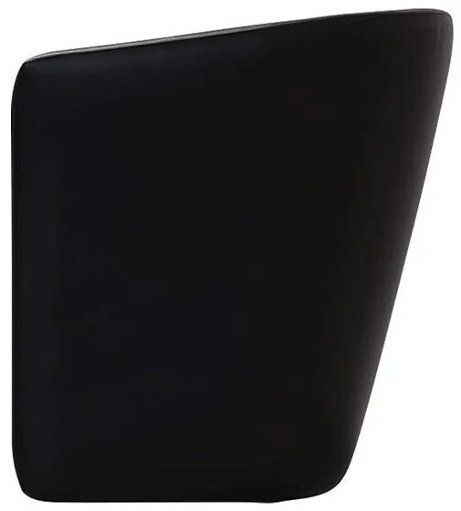Πολυθρόνα Comfivo 271, Μαύρο, 74x55x50cm, 11 kg, Οικολογικό δέρμα, Πόδια: Πλαστική ύλη | Epipla1.gr